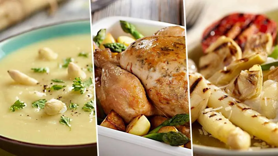 Szparagowa uczta na pożegnanie sezonu